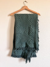 Load image into Gallery viewer, Green Heart Woven Blanket