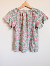 Load image into Gallery viewer, Green Floral Print Blouse - Size M