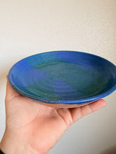 Load image into Gallery viewer, Blue Handthrown Plate