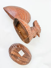 Load image into Gallery viewer, Carved Wooden Rooster Box
