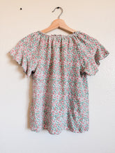 Load image into Gallery viewer, Green Floral Print Blouse - Size M