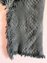 Load image into Gallery viewer, Green Heart Woven Blanket