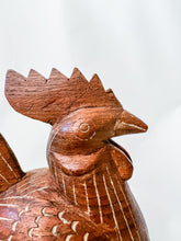 Load image into Gallery viewer, Carved Wooden Rooster Box