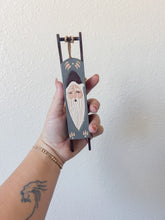 Load image into Gallery viewer, Wooden Santa Sleigh Ornament