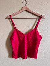 Load image into Gallery viewer, Red Floral Lingerie Set - Size Small