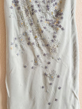 Load image into Gallery viewer, Pale Green Beaded Cowl Neck Dress - Size 12