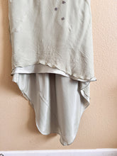 Load image into Gallery viewer, Pale Green Beaded Cowl Neck Dress - Size 12