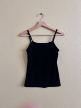 Load image into Gallery viewer, Black Velvet Tank - Size M