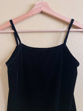 Load image into Gallery viewer, Black Velvet Tank - Size M