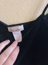 Load image into Gallery viewer, Black Velvet Tank - Size M