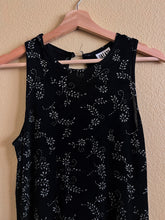 Load image into Gallery viewer, Black and Silver Maxi Dress - Size M