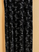Load image into Gallery viewer, Black and Silver Maxi Dress - Size M