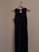 Load image into Gallery viewer, Black and Silver Maxi Dress - Size M