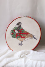 Load image into Gallery viewer, Christmas Goose Crosstitch