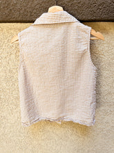 Load image into Gallery viewer, Neutral Plaid Button Up - Size M