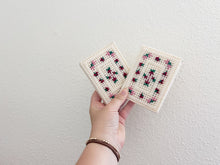 Load image into Gallery viewer, Cross Stitch Notepad Holder