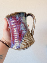 Load image into Gallery viewer, Red and Blue Stoneware Mug