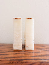 Load image into Gallery viewer, Onyx Fleur Des Lis Bookends