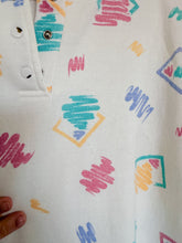 Load image into Gallery viewer, 90s Crewneck Button Up - Size M