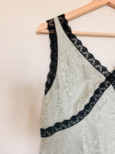 Load image into Gallery viewer, Silky Sage and Black Tank - Size M