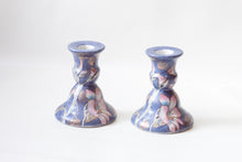 Load image into Gallery viewer, Painted Floral Candle Holders