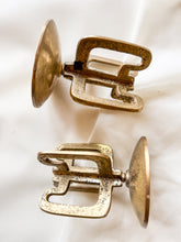 Load image into Gallery viewer, Little Brass Pillar Candle Holders