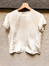 Load image into Gallery viewer, Oatmeal Silk Blouse - Size 10