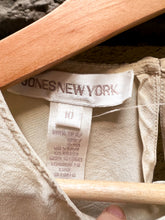 Load image into Gallery viewer, Oatmeal Silk Blouse - Size 10
