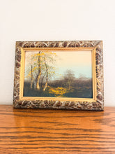 Load image into Gallery viewer, Framed Autumn Landscape Painting