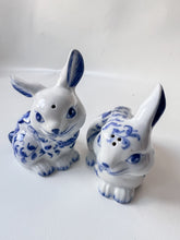 Load image into Gallery viewer, Blue and White Bunny Shakers