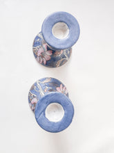 Load image into Gallery viewer, Painted Floral Candle Holders