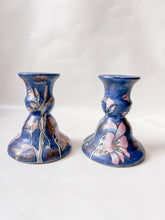 Load image into Gallery viewer, Painted Floral Candle Holders