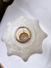 Load image into Gallery viewer, Brass and Capiz Tea Candle Lamp