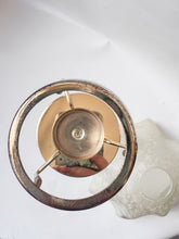 Load image into Gallery viewer, Brass and Capiz Tea Candle Lamp