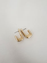 Load image into Gallery viewer, Modern Gold Hoops