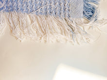 Load image into Gallery viewer, Little Blue and White Afghan