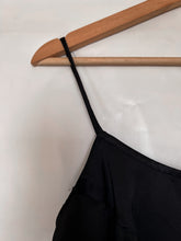 Load image into Gallery viewer, Black Satin Midi Dress - M