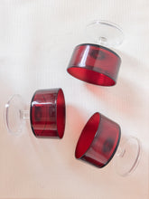 Load image into Gallery viewer, Ruby Red Coupes - Set of 3