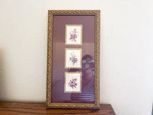 Load image into Gallery viewer, Framed Floral Triptych