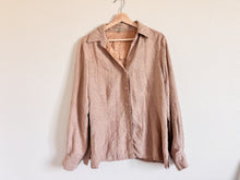 Load image into Gallery viewer, Floral Suede Button Up - Size 1X