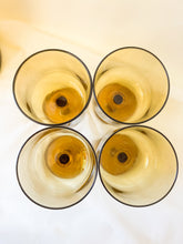 Load image into Gallery viewer, Mid Century Pitcher with Matching Amber Glasses