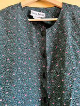 Load image into Gallery viewer, Green Floral Blouse - Size 20W
