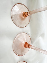 Load image into Gallery viewer, Pink Stem Champagne Glasses