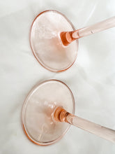 Load image into Gallery viewer, Pink Stem Champagne Glasses