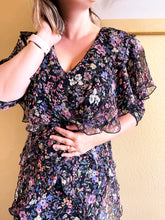 Load image into Gallery viewer, 1970s Floral Couture Dress - 8/10