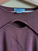 Load image into Gallery viewer, Brown Peekaboo Shirt - Size M