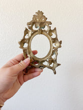 Load image into Gallery viewer, Ornate Brass Easel Frame