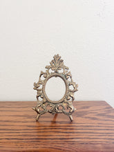 Load image into Gallery viewer, Ornate Brass Easel Frame
