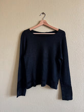 Load image into Gallery viewer, Black Textured Sweater - Size M