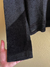 Load image into Gallery viewer, Black Textured Sweater - Size M